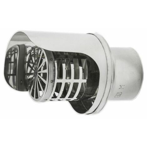 TERMINALE PELLET INOX Diam. 80