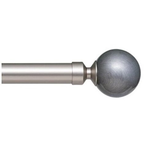TERMINALE PER BASTONI PER TENDE IN ACCIAIO NICKEL SATINATO 10020948