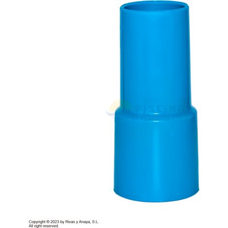 Terminale per tubo per piscina con filettatura destra da 38 mm.