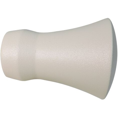 TERMINALE POMMEAU D.28MM BIANCO