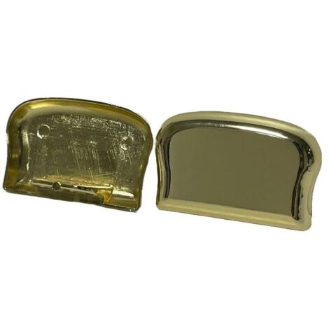 TERMINALE SAGOMATO OTTONE LUCIDO 55X35
