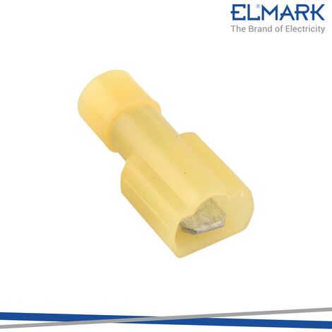 TERMINALI ISOLATI MDFN 5.5-250 YELLOW BLISTER 100PZ