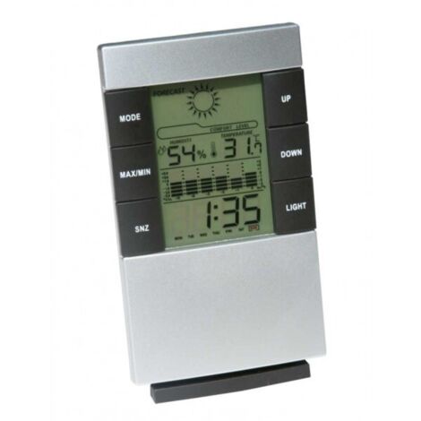 TERM脫METRO/HIGR脫METRO MULTIFUNCI脫N CON RELOJ Y CALENDARIO