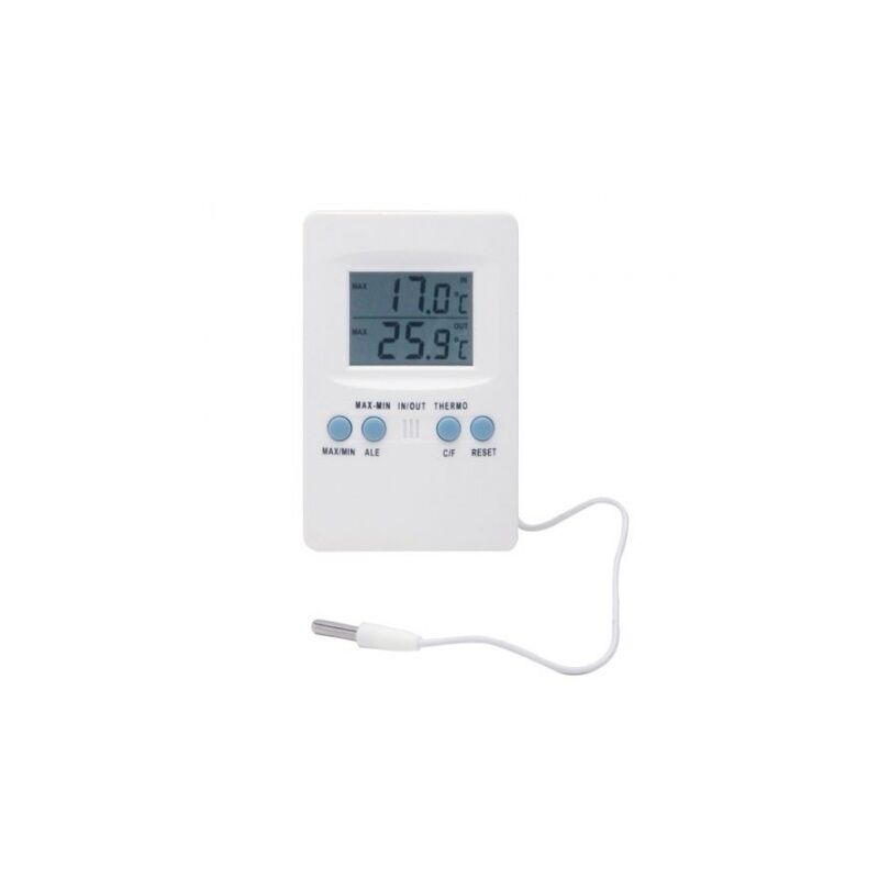 

Termómetro digital con sensor y display 11 cm. - Oryx
