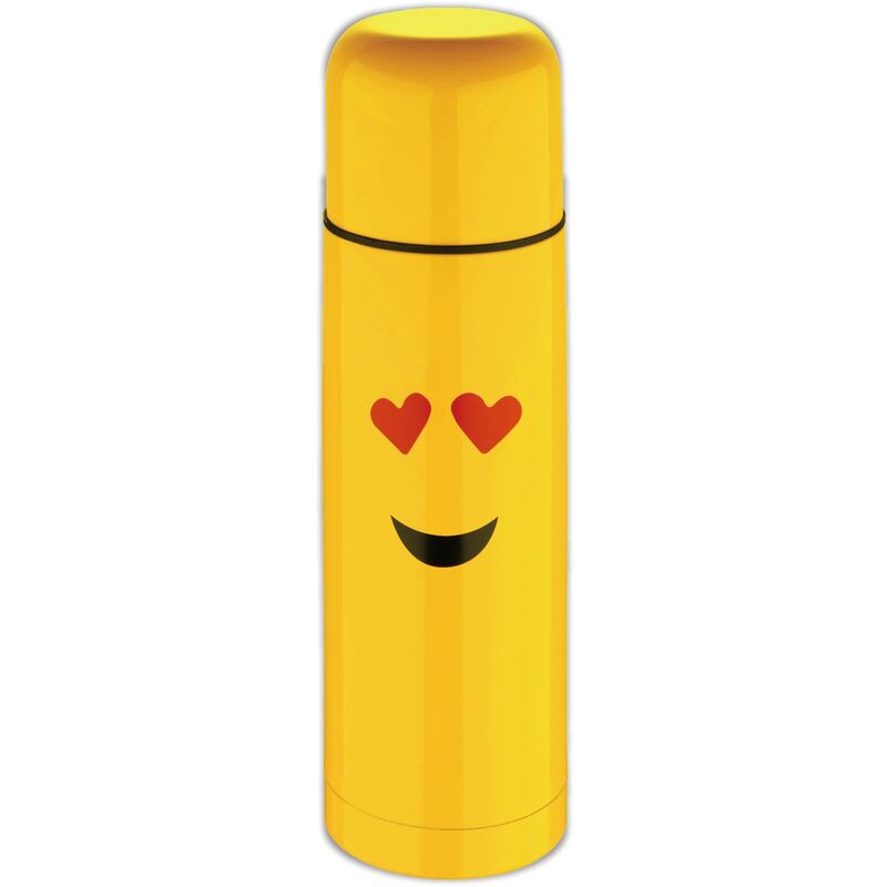 

Termo Amarillo 28,5 cm (750ml) en acero inoxidable, enamorado - Emoticonworld