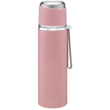Termo Astrid de acero inoxidable 460 ml rosa doble pared