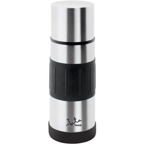TERMO DE LIQUIDOS JATA 836 DOBLE PARED INOX. 500ml. VERTEDOR APERTURA, TAPA ROSCA UTIL COMO VASO