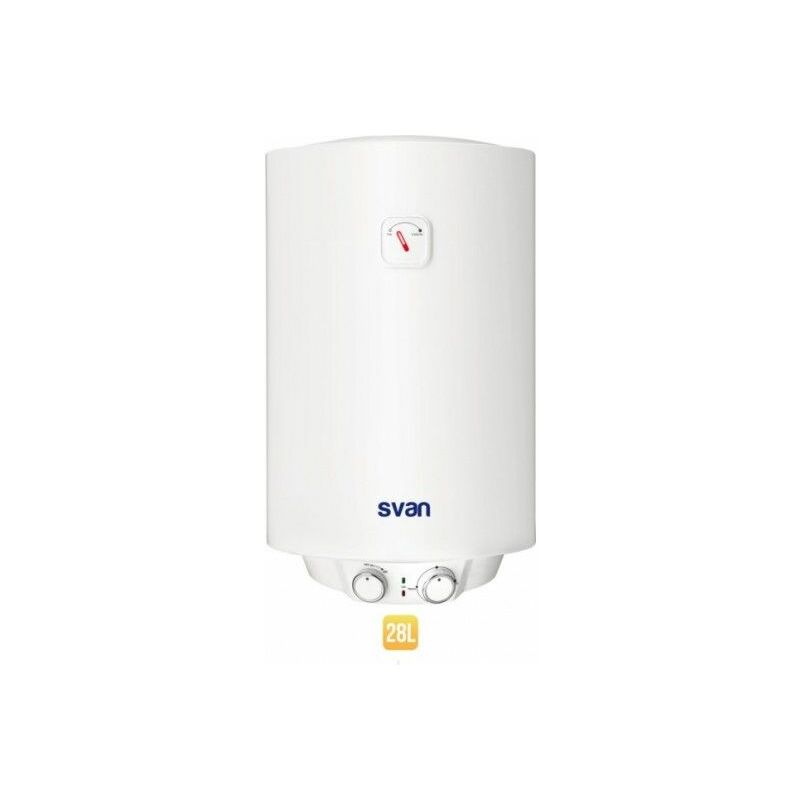 

Termo Electrico 28Lt vertical Blanco con Termostato - Svan