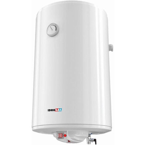 Calentador de Agua Electrico Vertical, Termo Electrico 120l almacenamiento  de agua caliente eléctrica con depósito de y ducha de mano 30-75°C