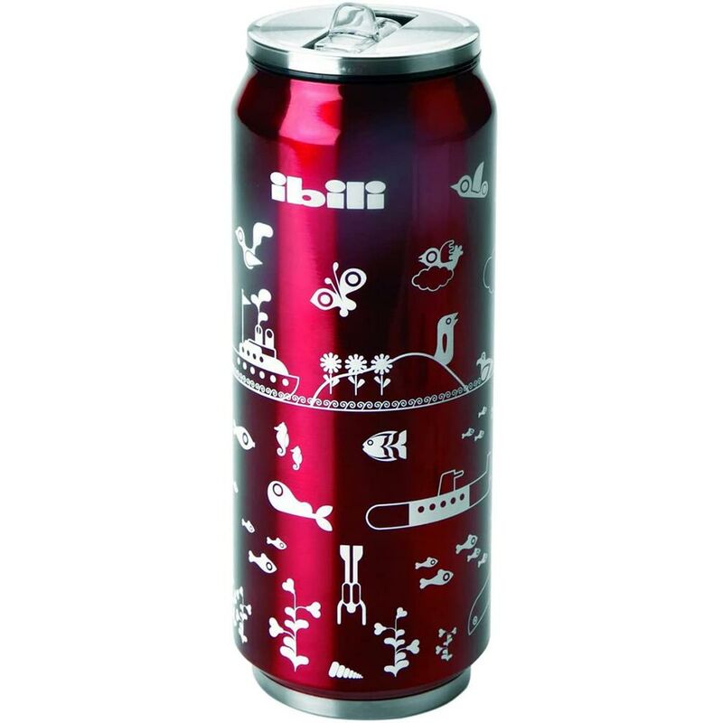 

Termo liquidos 500ml metal rojo eco ibili