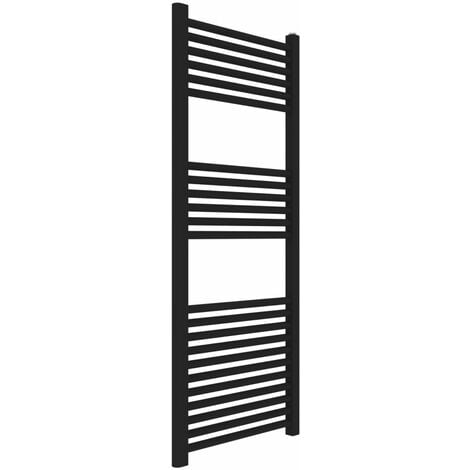 Termoarredo scaldasalviette bagno 180x42cm Nero Opaco