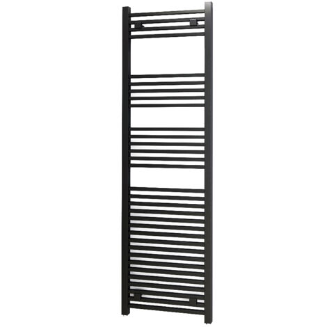 Termoarredo da design 100x47 cm antracite con tubi quadrati PRATO