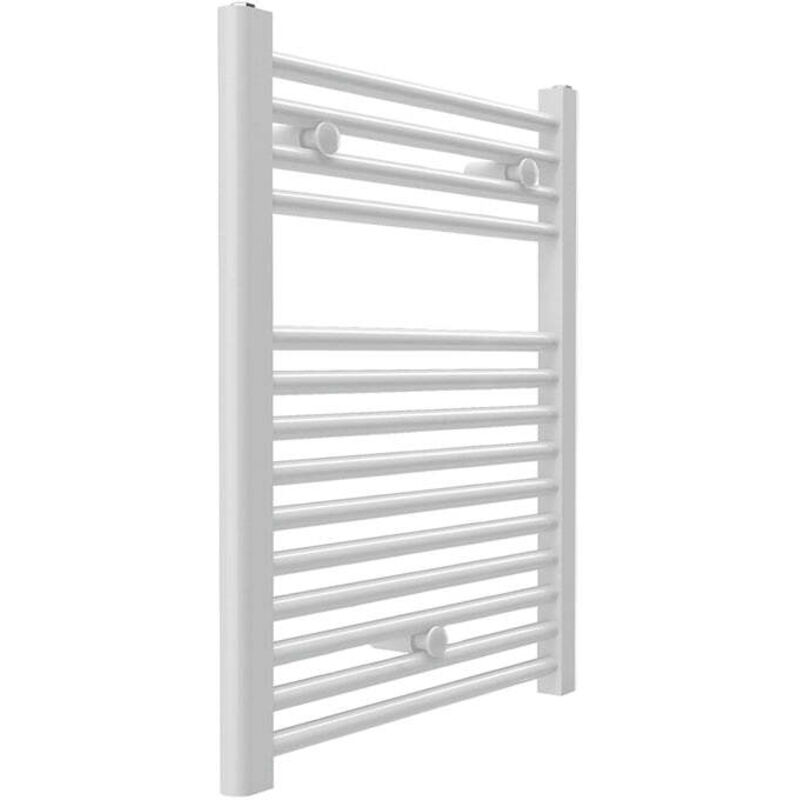 Scaldasalviette Termoarredo Bianco Dritto 690 X 500 Mm