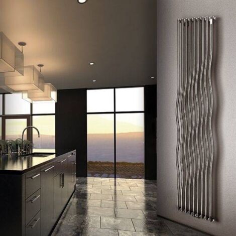 Termoarredo per bagno in acciaio Mistral  Colorati Ral  380 mm
