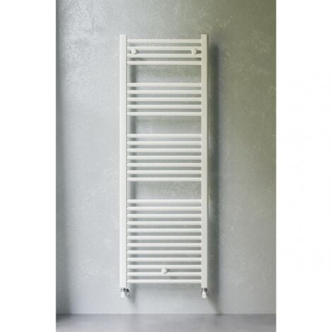 Scaldasalviette DE'LONGHI PQuadro bianco interasse larghezza prodotto +  interasse valvola/detentore cm, L 58 x H 180 cm