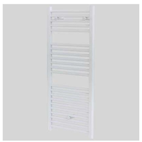 Termoarredo scalda salviette mod. san remo bianco diritto - h 1230 l 450 mm