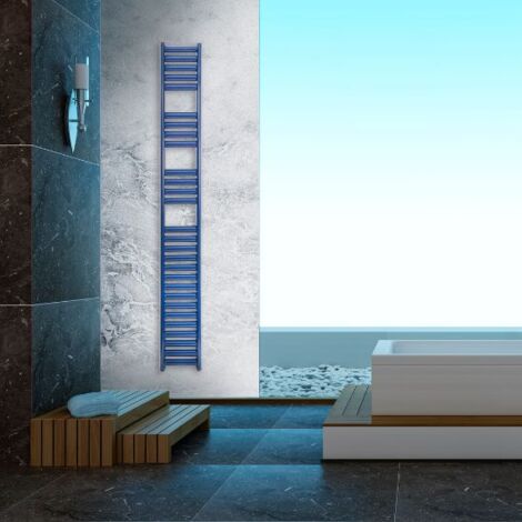 Termoarredo verticale slim Sky ad alto rendimento  Bianco