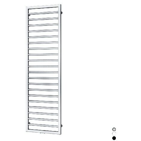 Termoarredo scaldasalviette idraulico modello quadro colore bianco 120 x 60  cm Ercos Square ASSQAF901006001200