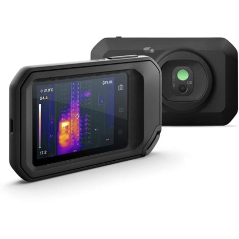 Termocamera compatta FLIR C5 con Wi-Fi: termocamera ad alta risoluzione per applicazioni di ispezione, elettriche/meccaniche, edilizie e HVAC