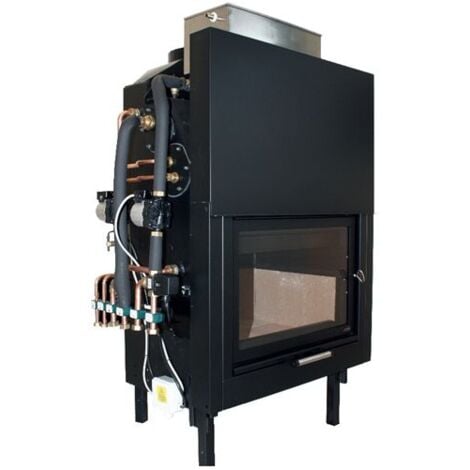 Termocamino policombustibile Ecomultiflex Plus + RSVC  modello 25