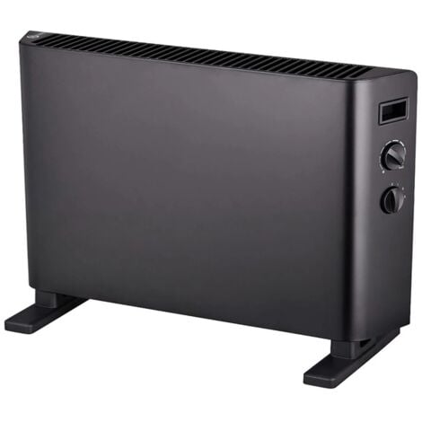 TERMOCONVETTORE DA PAVIMENTO 2000W NERO