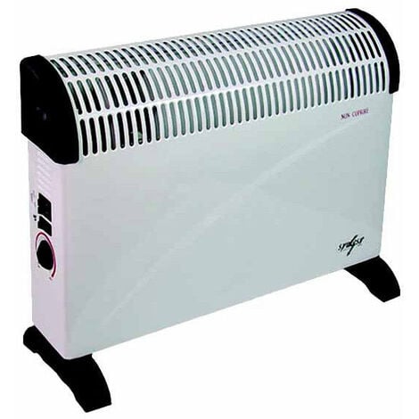 Termoconvettore Elettrico Ventilato 2000w Beker Bianco