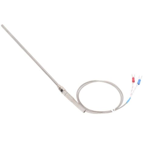 Termocoppia di tipo K, sonda da 200 mm, tempo di risposta rapido, ampio campo di misura, sensore di temperatura da 1 m/39,4 pollici