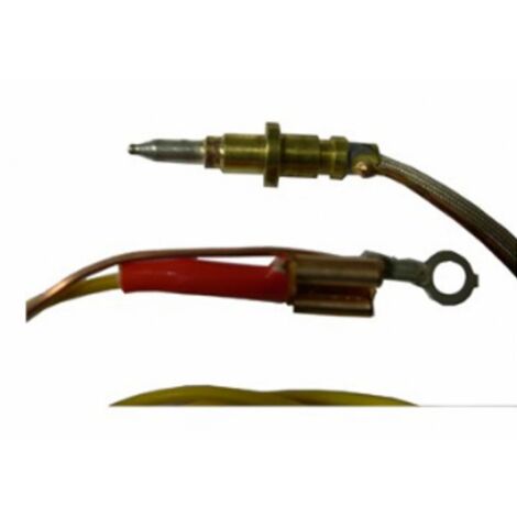 TERMOCOPPIA DOPPIO CAVO SICURGAS PIANI COTTURA sonda 90cm testa 34mm Faston