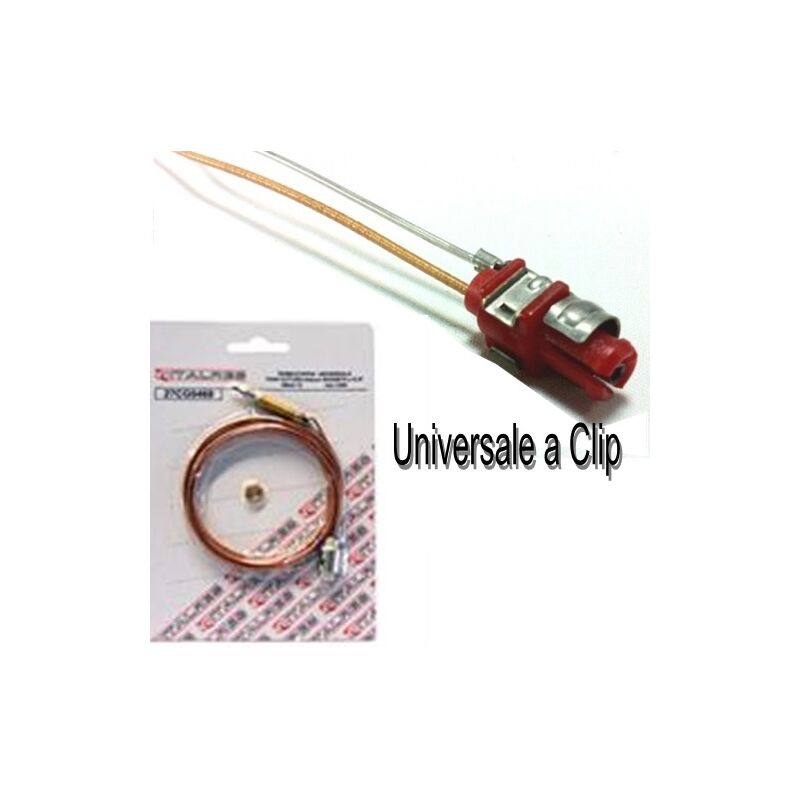 Termocoppia Universale sicurezza gas Whirlpool - Electrolux con clip 100cm
