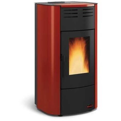 Termoestufa de pellet Nordica Extraflame Raffaella Hidro 19 Kwbordeaux Modelo 1280303