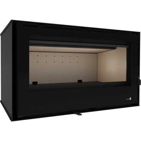 TERMOFOC - Estufa de Leña Insertable con Turbina Modelo AVEIRO C895 de 9 kW