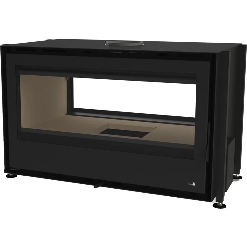 Maestro Ferretero - termofoc - Poêle à Bois Insérable, deux faces avec Turbine Modèle lagos C895 double face de 8 kW