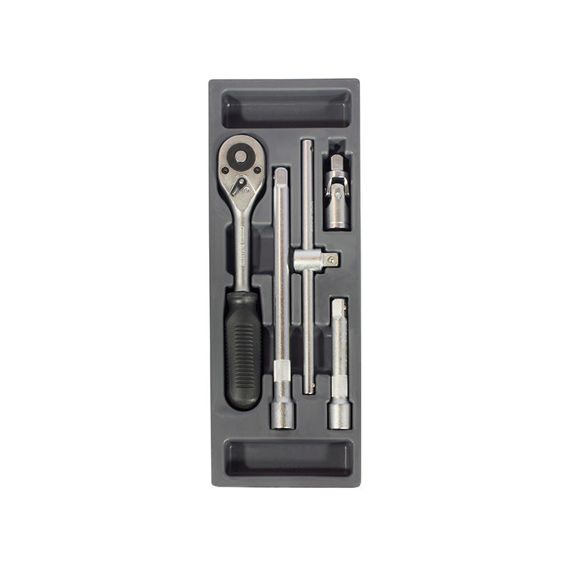 Image of Sogi - termoformato rigido completo di 5 chiavi a cricchetto e prolunghe utensili
