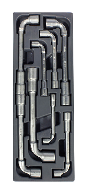 Image of Termoformato rigido completo di 8 chiavi a pipa utensili Sogi