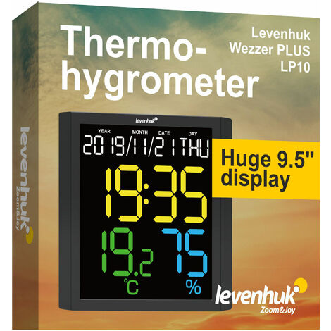 Termohigrómetro Levenhuk Wezzer PLUS LP10