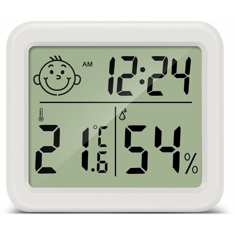 Termometre Maison LCD Thermomètre Hygromètre Interieur Numérique Température Humidité pour Salon entrepôt Chambre de bébé Vestiaire
