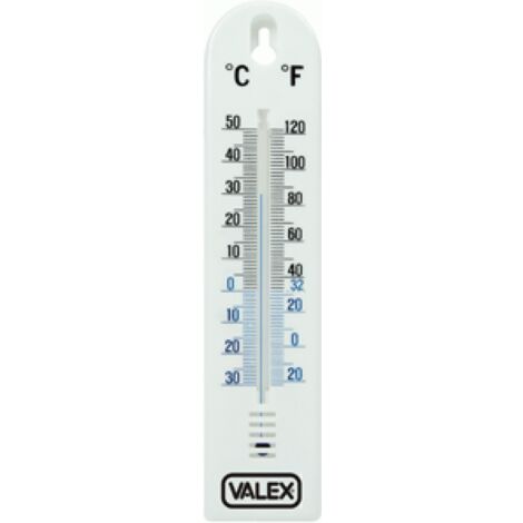 Termometro ad alcool plastica appendibile valex 1870021 scala celsius fahrenheit