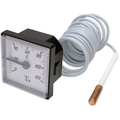 FERRARI SRL Termometro ad incasso TCC Ø 52 con cassa in acciaio inox