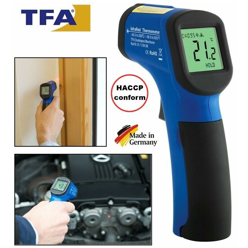 Image of TFA - termometro ad infrarossi con puntatore laser misurazione da -50°C a + 330°C