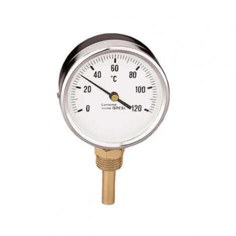Termómetro. Conexión radial 1/2” con vaina Caleffi 688  0÷10