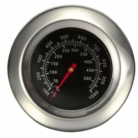 Termometro da cucina e barbecue - Termometro in acciaio inox per forno, barbecue, temperatura da 50°C a 500°C