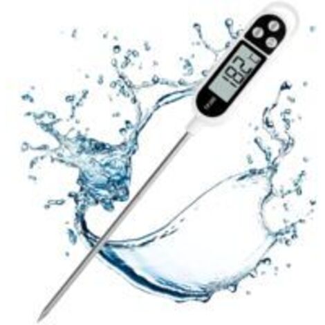 Termometro da cucina, termometro digitale con sonda lunga, termometro da cucina a lettura istantanea, termometro per carne per alimenti, carne, olio, latte, vino, barbecue e acqua calda