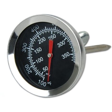 Termometro da forno in acciaio inox - Termometro per grill/affumicatura - 50-350 °C, 100-700 °F - 1 articolo