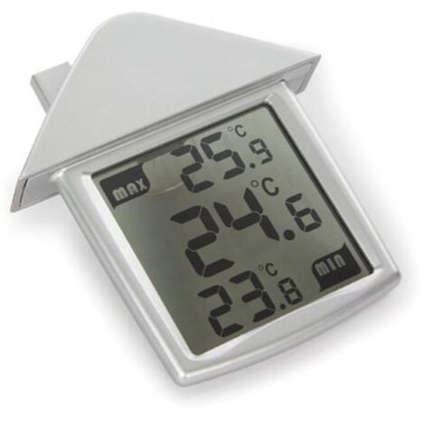 TERMOMETRO DA VETRINA TRASPARENTE CON TEMPERATURE MIN/MAX