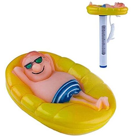 Termómetro de agua para piscina Termómetro flotante de estilo de dibujos animados Termómetro de agua para baño de piscina