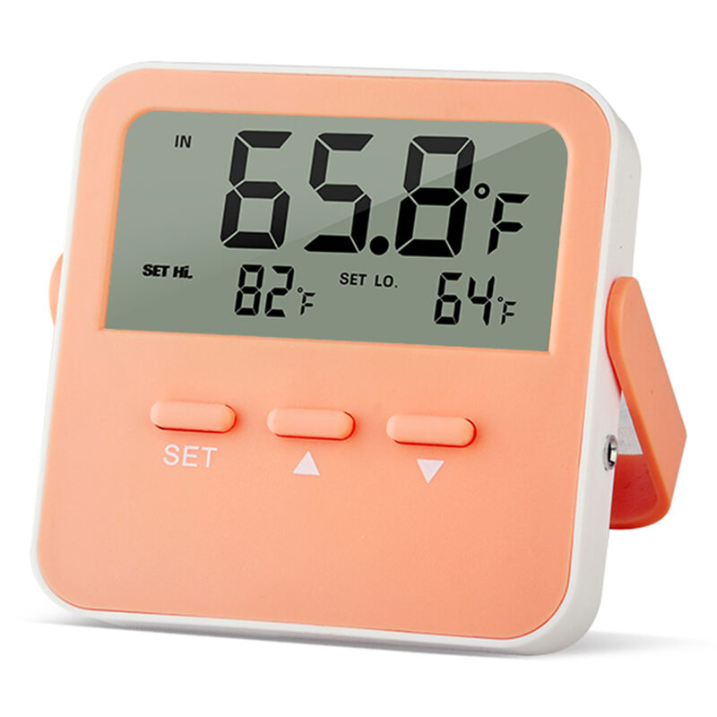 

Termometro de alarma de temperatura alta y baja Termometro para interiores con alarma de temperatura alta y baja Termometro digital para refrigerador