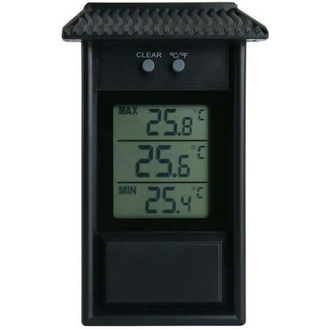 Termómetro de invernadero con pantalla digital Máx Mín