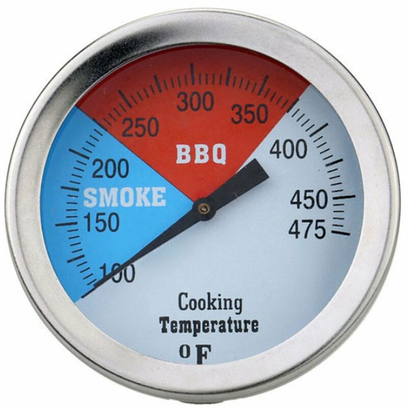 

Happyshop - Termometro de parrilla-ahumador-hoyo para horno BBQ de 2 pulgadas 100-475 ℉ Medidor de temperatura de temperatura de coccion