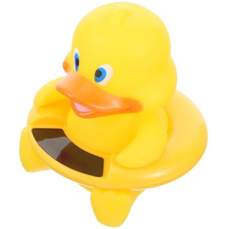 Termómetro de pato con diseño de animal, termómetro para medir el agua, termómetro para piscina, pato amarillo