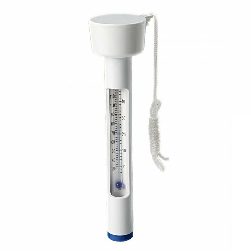 

Termómetro de piscina flotante blanco 19 cm